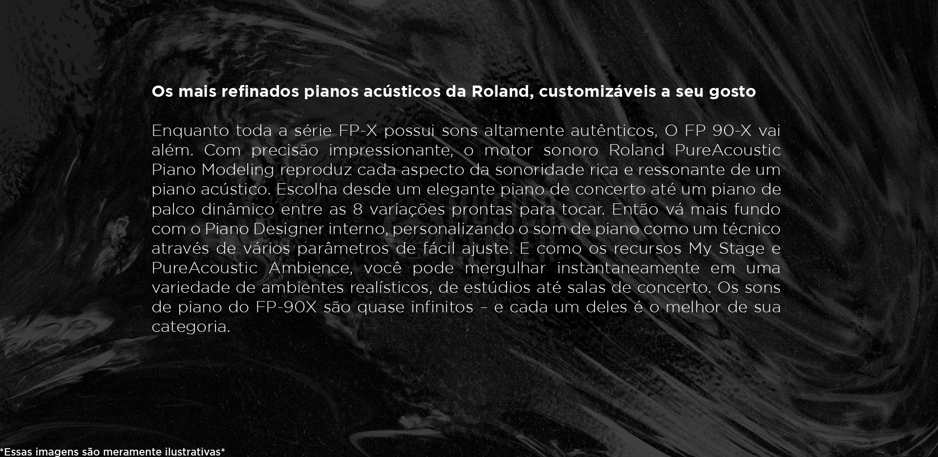 Piano Digital Roland FP-90X é compativel com o Piano Designer da Roland