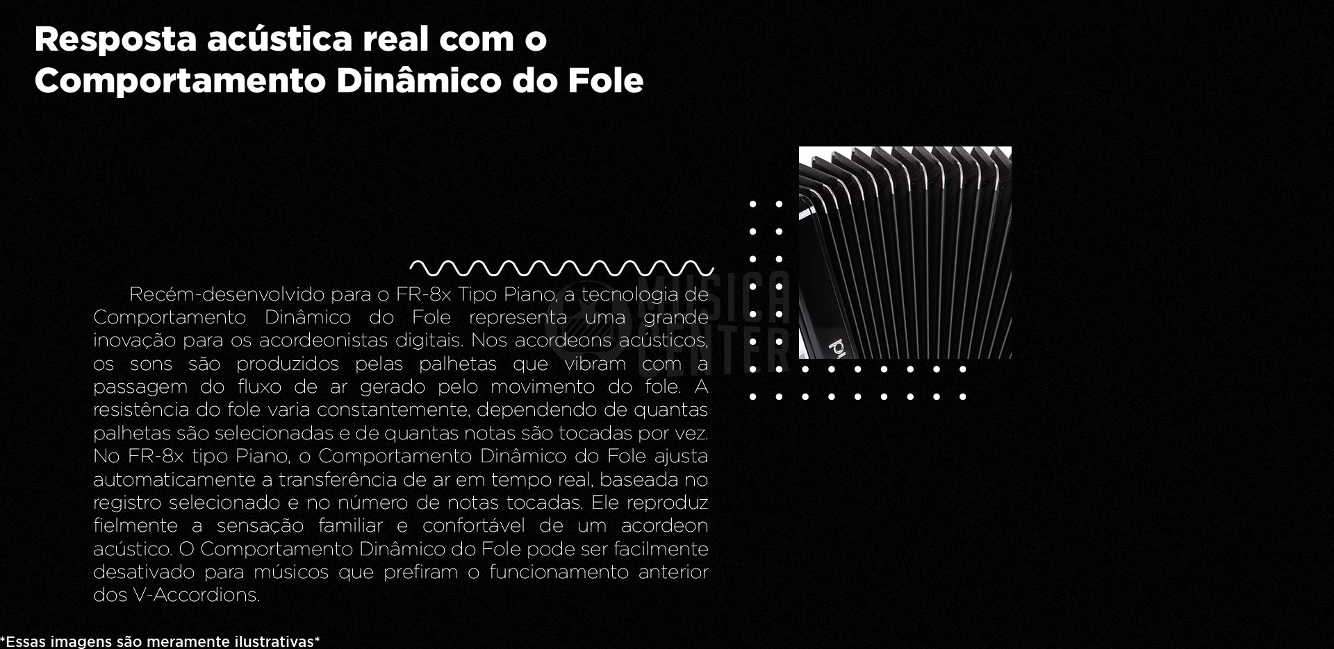 Toque em qualquer estilo usando timbres personalizados do Acordeon Roland FR-8X V-Accordion