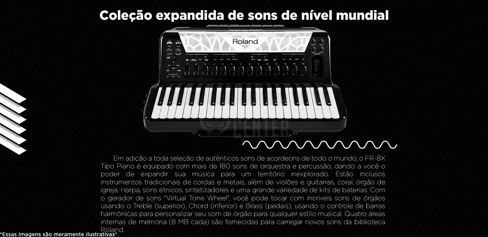 Acordeon Roland FR-8X V-Accordion, o acordeon digital que honra a tradição
