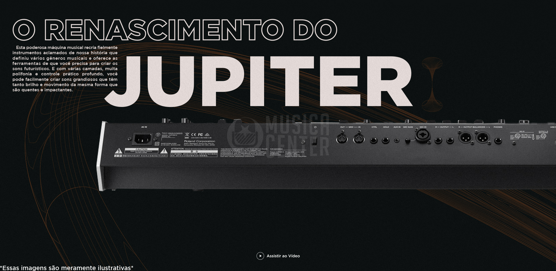Sintetizador Roland JUPITER-X e JUPITER-Xm