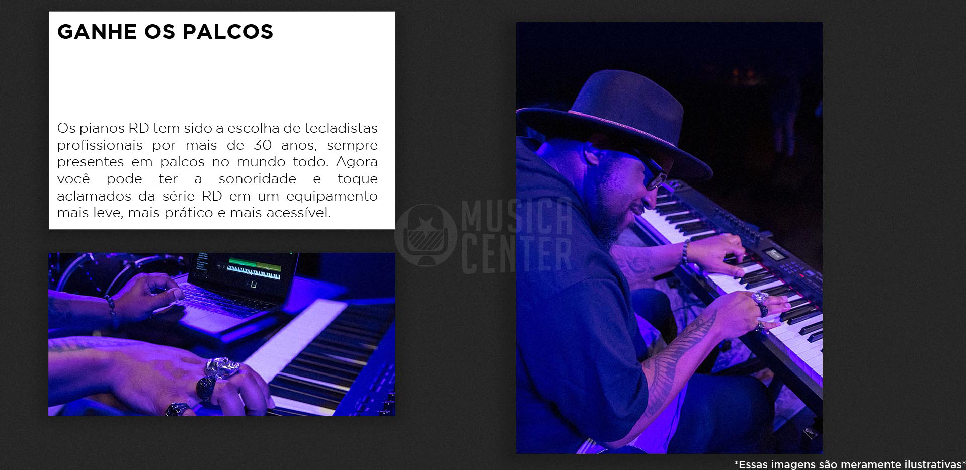 Ganhe os palcos com o Piano Digital Roland RD-88 