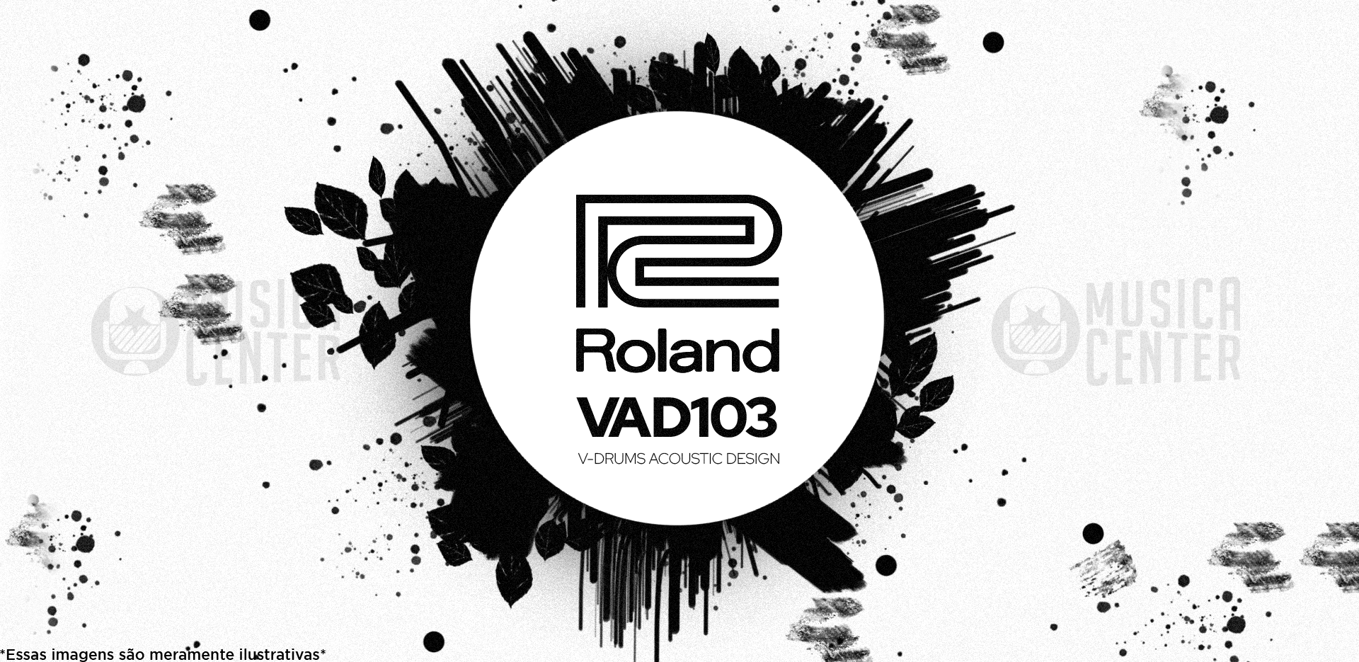 Bateria Eletrônica Roland VAD-103 Acoustic Design na Musica Center
